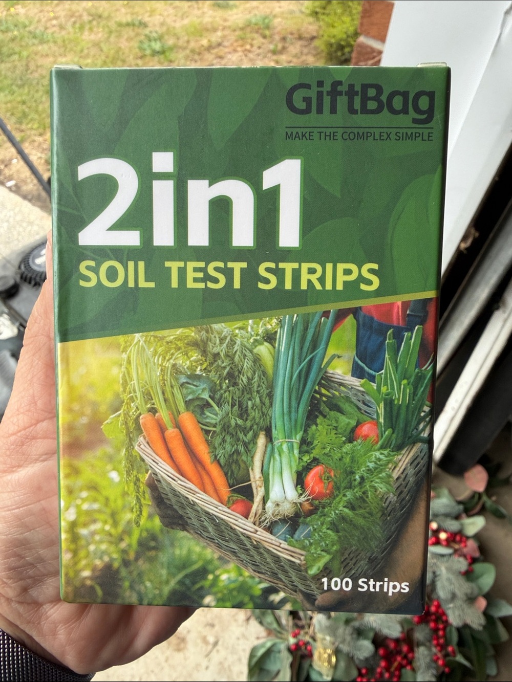 GiftBag 2in1 Soil Test Strips - Green